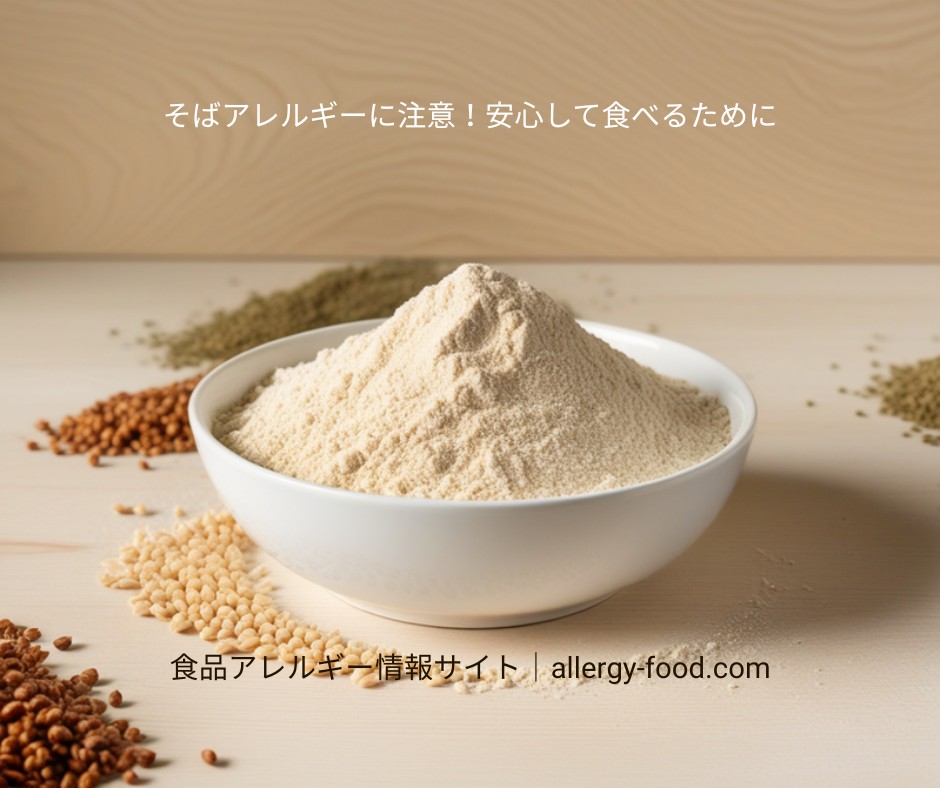 そばアレルギー対策 – 蕎麦粉の香りと見た目を覚えて誤食を防ぐ